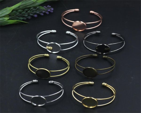 boyute new product 10 pieces 20mm round cabochon base bangles 7 colors plated diy bangle blanks7602728, Slivery;crystal
boyute new product 10 pieces 20mm round cabochon base bangles 7 colors plated diy bangle blanks7602728, Slivery;crystal