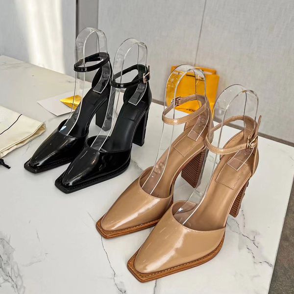 women's thick high-heeled dress shoes fashionable patent leather gladiator pumps party evening shoes outdoor shoesluxury designer high, Black
women's thick high-heeled dress shoes fashionable patent leather gladiator pumps party evening shoes outdoor shoesluxury designer high, Black