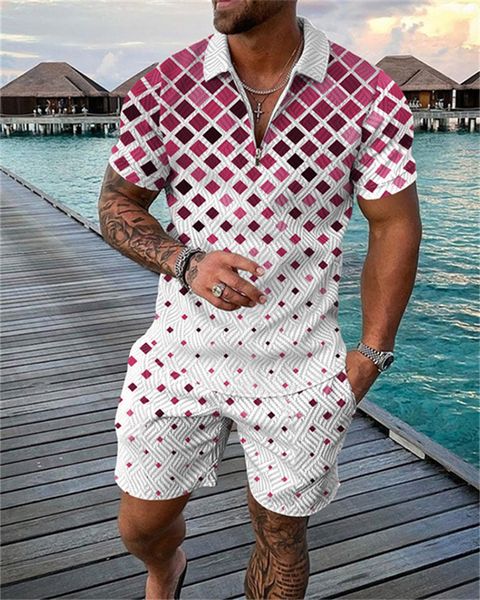 mens tracksuits mens tracksuit casual summer short sleeve polo shirt shorts suit twopiece set male clothing geometric print clothes for men, Gray
mens tracksuits mens tracksuit casual summer short sleeve polo shirt shorts suit twopiece set male clothing geometric print clothes for men, Gray