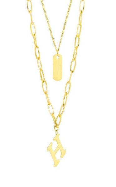 pendant necklaces fashion stainless steel letter h women necklace vintage kpop layered neck y2k jewelry sweater chain whole9591134, Silver
pendant necklaces fashion stainless steel letter h women necklace vintage kpop layered neck y2k jewelry sweater chain whole9591134, Silver