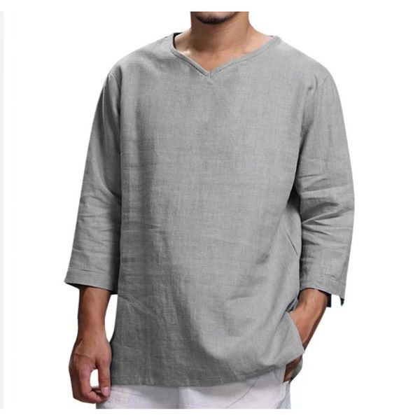 men's polos v neck cotton linen t shirts male breathable solid color long sleeve casual sports fashion t shirt m 4xl 230714, White;black
men's polos v neck cotton linen t shirts male breathable solid color long sleeve casual sports fashion t shirt m 4xl 230714, White;black