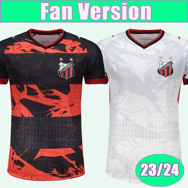 23 24 ituano fc mens soccer jerseys home black red away white short sleeves football shirts, Black;yellow
23 24 ituano fc mens soccer jerseys home black red away white short sleeves football shirts, Black;yellow