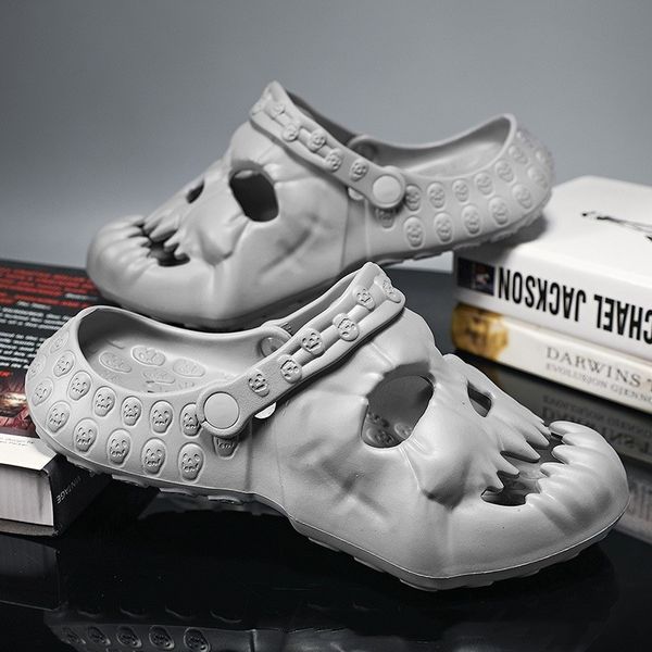 slippers skull design garden shoes men sandals summer outdoor fun novelty slide thick sole platform beach non-slip women sandal 230713, Black
slippers skull design garden shoes men sandals summer outdoor fun novelty slide thick sole platform beach non-slip women sandal 230713, Black