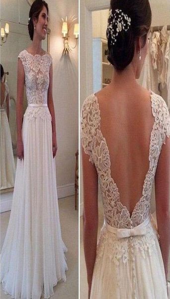 simple beach wedding dress lace cap sleeves see through neck v back covered button a line bridal gown bridesmaid dress2217044, White
simple beach wedding dress lace cap sleeves see through neck v back covered button a line bridal gown bridesmaid dress2217044, White