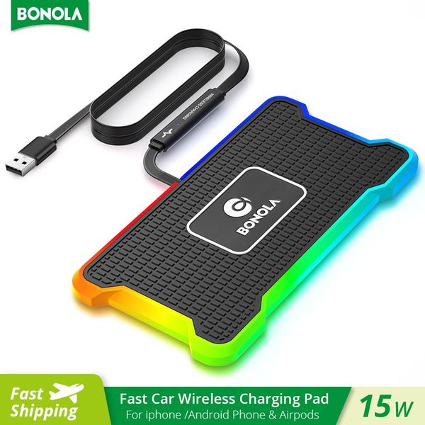 bonola led light blackcar wireless charger silicone pad for iphonex/xr/11/12/13/14/samsung/xiaomi mobile phone qi induction wireless fast ch
bonola led light blackcar wireless charger silicone pad for iphonex/xr/11/12/13/14/samsung/xiaomi mobile phone qi induction wireless fast ch