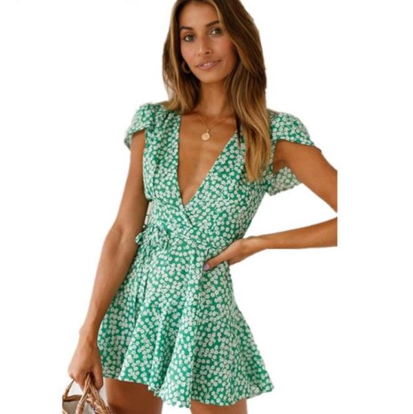 ruffle green print floral beach mini dress casual short sleeve bandage women boho summer dresses lace up shift short dress7010715, Black;gray
ruffle green print floral beach mini dress casual short sleeve bandage women boho summer dresses lace up shift short dress7010715, Black;gray