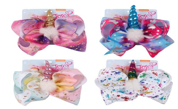 8 inch jojo bow girl hair bows unicorn star rainbow feather design children kids hair clips jojo siwa fashion hair accessory for b7323772, Golden;silver
8 inch jojo bow girl hair bows unicorn star rainbow feather design children kids hair clips jojo siwa fashion hair accessory for b7323772, Golden;silver