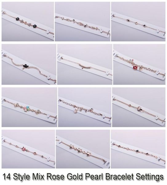 14 styles pearl bracelet settings zircon rose gold bracelets for women settings mounting bracelet blank diy jewelry diy gift3053780, Slivery;crystal
14 styles pearl bracelet settings zircon rose gold bracelets for women settings mounting bracelet blank diy jewelry diy gift3053780, Slivery;crystal