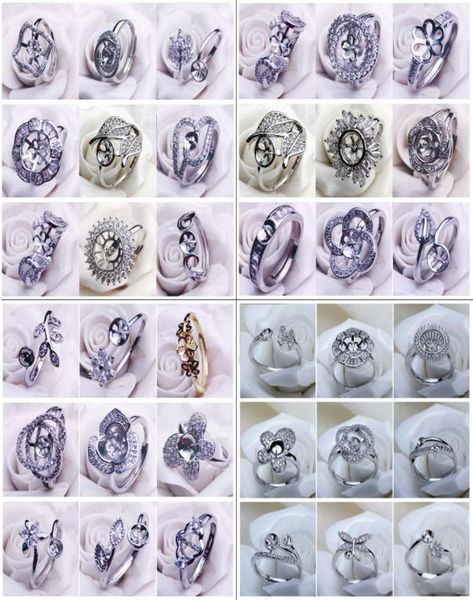 new jewelry diy ring pearl ring settings 4 set zircon 925 silver ring settings for women suitable for pearl adjustable size weddin8097928, Slivery;crystal
new jewelry diy ring pearl ring settings 4 set zircon 925 silver ring settings for women suitable for pearl adjustable size weddin8097928, Slivery;crystal