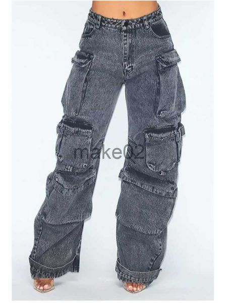 men's jeans solid color multipocket loose jeans women's high street retro hiphop wideleg pants casual straight highwaisted jeans w, Blue
men's jeans solid color multipocket loose jeans women's high street retro hiphop wideleg pants casual straight highwaisted jeans w, Blue