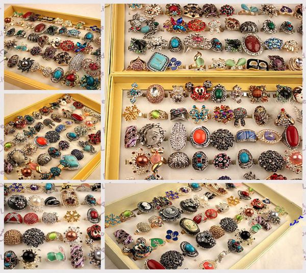 1000 styles mix group of european and american style gem diamond exaggerated alloy rings whole2790143, Golden;silver
1000 styles mix group of european and american style gem diamond exaggerated alloy rings whole2790143, Golden;silver