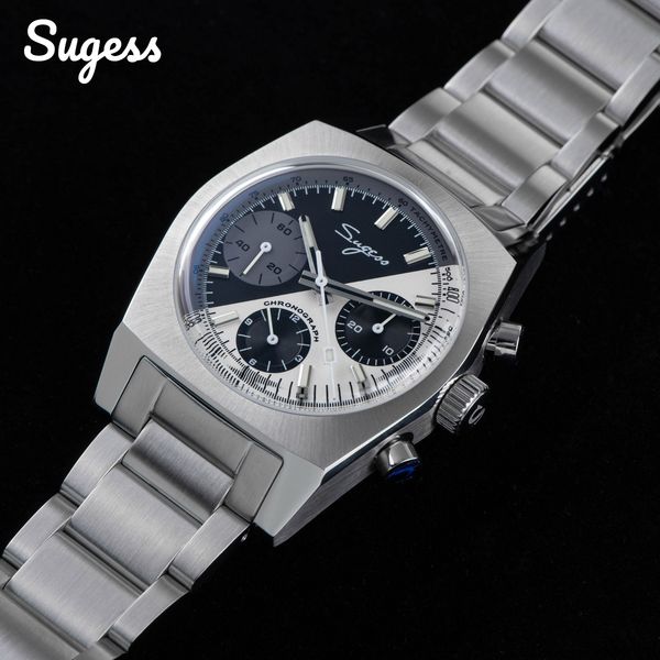 other watches sugess s419 series 37mm chrono master chronograph mens watch mechanical wristwatches dome sapphire seagull swanneck movement 2, Slivery;black
other watches sugess s419 series 37mm chrono master chronograph mens watch mechanical wristwatches dome sapphire seagull swanneck movement 2, Slivery;black