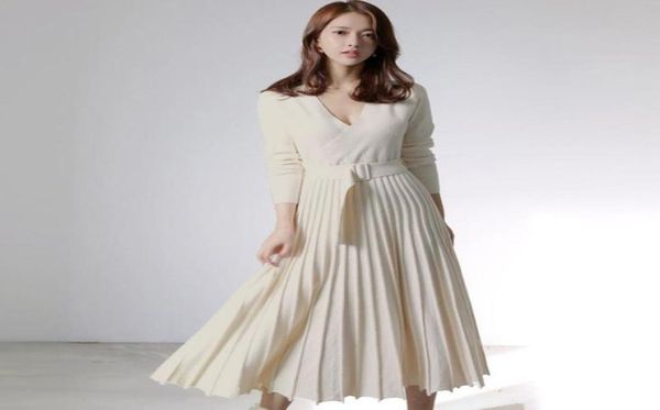 swyivy knitting dress female lady elegance pleated long overtheknee knitted sweaterdress 2021 autumn wine red dresses casual1435685, Black;gray
swyivy knitting dress female lady elegance pleated long overtheknee knitted sweaterdress 2021 autumn wine red dresses casual1435685, Black;gray