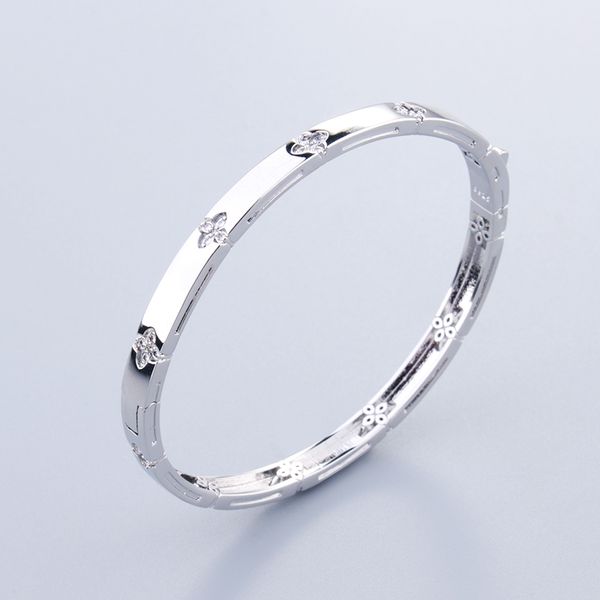 sliver 18k gold plated flower bangle bracelets for women men charm infinity diamond tennis bracelet luxury designer jewelry party wedding gi, Black
sliver 18k gold plated flower bangle bracelets for women men charm infinity diamond tennis bracelet luxury designer jewelry party wedding gi, Black