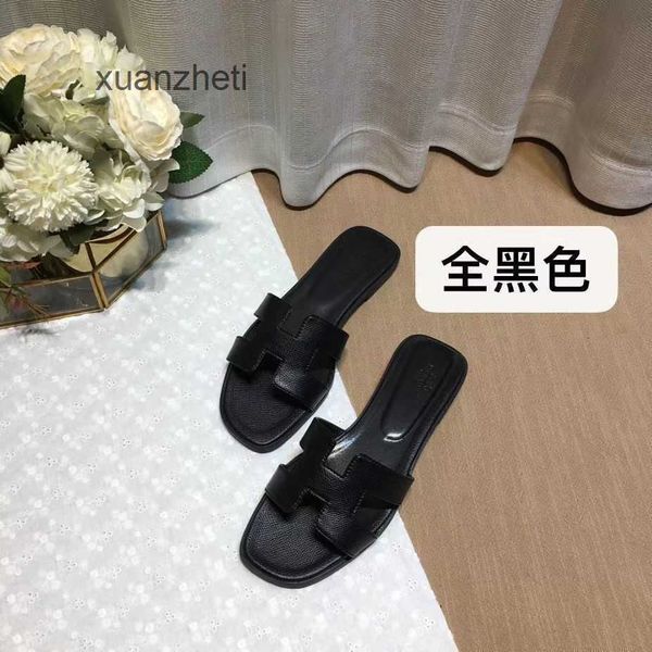 designer herm slipper sandal higversion shoes women's bear oran h-tow slippers leather versatile color matching wearing flat bottomed b
designer herm slipper sandal higversion shoes women's bear oran h-tow slippers leather versatile color matching wearing flat bottomed b