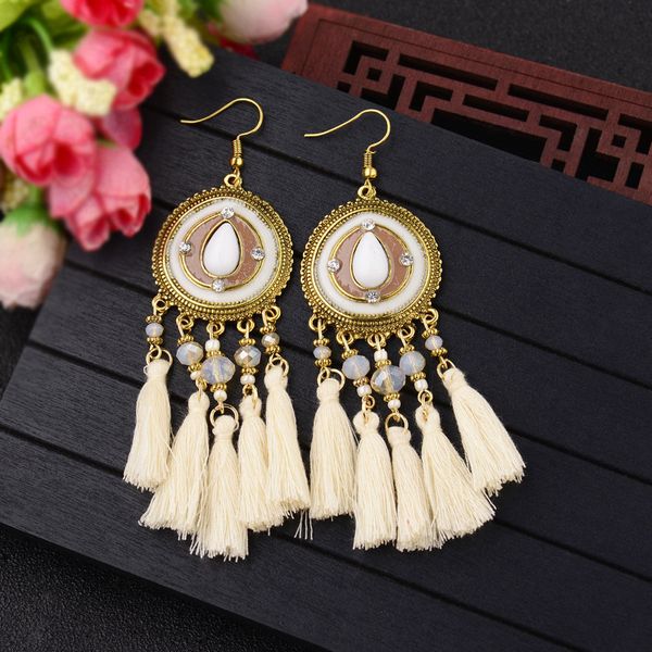 stud bohemia hippie music festival exaggerate colorful rice beads tassel earrings wholesale 230714, Golden;silver
stud bohemia hippie music festival exaggerate colorful rice beads tassel earrings wholesale 230714, Golden;silver