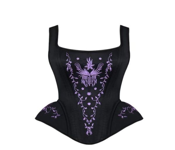 women halterneck corset steel boned steampunk brocade embroidery overbust corsets with straps waist control zipper waist training 2716858, Black;white
women halterneck corset steel boned steampunk brocade embroidery overbust corsets with straps waist control zipper waist training 2716858, Black;white