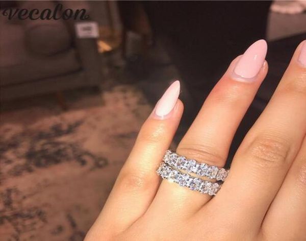 vecalon career jewelry 925 sterling silver ring oval cut diamond cz engagement wedding band rings for women bridal bijoux9777018, Slivery;golden
vecalon career jewelry 925 sterling silver ring oval cut diamond cz engagement wedding band rings for women bridal bijoux9777018, Slivery;golden