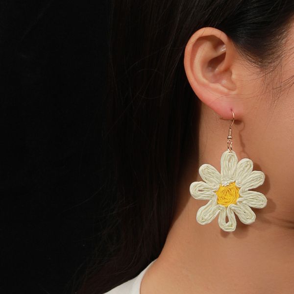 stud summer hand woven raffia flower earringsbohemian beach resort style earrings for women s jewelry beautiful gifts 230714, Golden;silver
stud summer hand woven raffia flower earringsbohemian beach resort style earrings for women s jewelry beautiful gifts 230714, Golden;silver