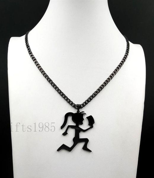 mens large hiphop black hatchet girl stainless steel pendant cuban chain necklace juggalette279j5604285, Silver
mens large hiphop black hatchet girl stainless steel pendant cuban chain necklace juggalette279j5604285, Silver