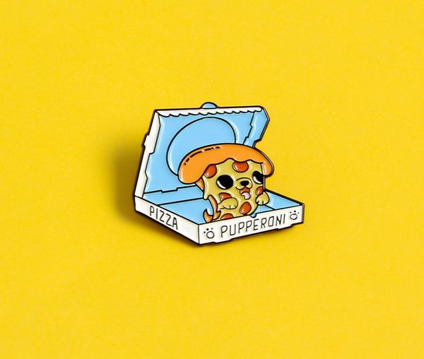 take out pizza enamel brooch food delivery dog pizza lapel pin fashion creativity puppy food jewellery cute animals fun badge3188536, Gray
take out pizza enamel brooch food delivery dog pizza lapel pin fashion creativity puppy food jewellery cute animals fun badge3188536, Gray