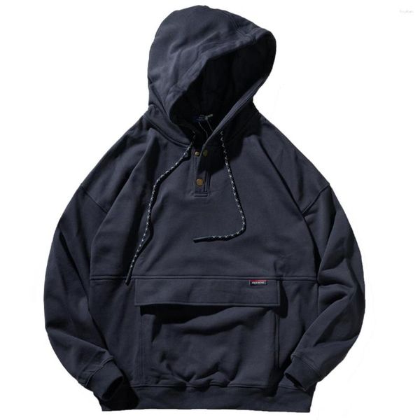 men's hoodies heavy sweater autumn tide brand couple japanese raglan sleeves big pocket coat, Black
men's hoodies heavy sweater autumn tide brand couple japanese raglan sleeves big pocket coat, Black