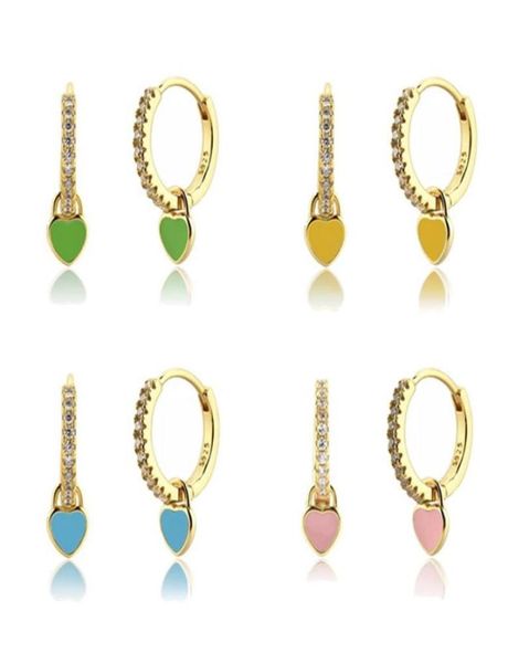 hoop huggie 925 sterling silver earrings for women zircon crystal colorful love heart pendientes plata x63872011, Golden;silver
hoop huggie 925 sterling silver earrings for women zircon crystal colorful love heart pendientes plata x63872011, Golden;silver