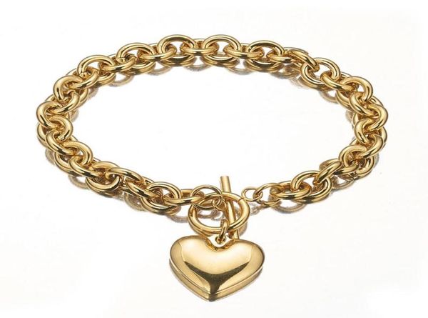 whole or retail charming 316l stainless steel silver colorgold rolo oval link chain with solid heart menswomens bracelet6669930, Black
whole or retail charming 316l stainless steel silver colorgold rolo oval link chain with solid heart menswomens bracelet6669930, Black