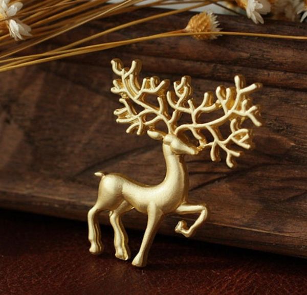 christmas brooch dreamland frosted matte gold elk vintage literary brooch collar pin6747942, Gray
christmas brooch dreamland frosted matte gold elk vintage literary brooch collar pin6747942, Gray