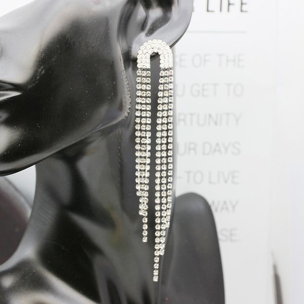 europe and the united states cross-border new earrings s925 silver needle rhinodiamond bride earrings exaggerated long full of diamond tasse
europe and the united states cross-border new earrings s925 silver needle rhinodiamond bride earrings exaggerated long full of diamond tasse