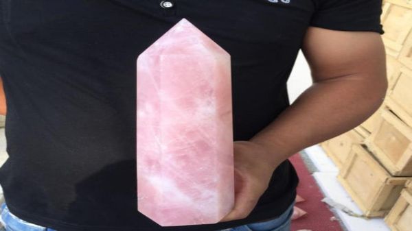 about 700g natural clear pink crystal quartz obelisk crystal point healing1896260, Black
about 700g natural clear pink crystal quartz obelisk crystal point healing1896260, Black