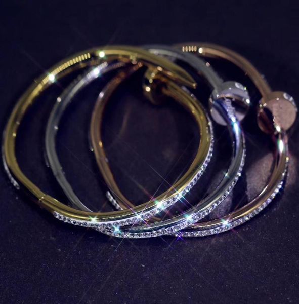 rose gold bangle brand designer classic nail men bracelet luxury women jewelry diamond bracelet for gift never fade2769954, Black
rose gold bangle brand designer classic nail men bracelet luxury women jewelry diamond bracelet for gift never fade2769954, Black