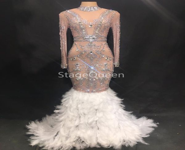 women stage sparkly crystals see through mesh feather dress birthday celebrate s dress fringes costume dance dress ds dj outfit8686788, Black;red
women stage sparkly crystals see through mesh feather dress birthday celebrate s dress fringes costume dance dress ds dj outfit8686788, Black;red