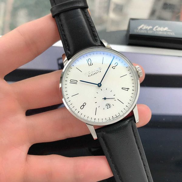 designer elegant men wrist watch nomos mechanical watches qpg7 automatic movement uhr white dial back transparency with box, Slivery;brown
designer elegant men wrist watch nomos mechanical watches qpg7 automatic movement uhr white dial back transparency with box, Slivery;brown