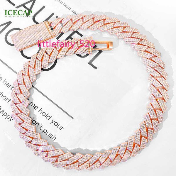 pendant necklaces rappers jewelry hiphop cuban link chain 18mm 3 rows rose gold plated iced out moissanite diamond cuban chain necklace, Silver
pendant necklaces rappers jewelry hiphop cuban link chain 18mm 3 rows rose gold plated iced out moissanite diamond cuban chain necklace, Silver