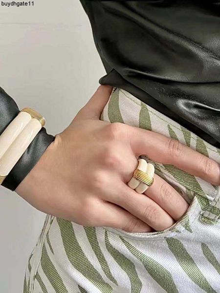 fashion accessories small and luxury design copper plated 18k true gold enamel colorful temperament texture white pagoda ring, Silver
fashion accessories small and luxury design copper plated 18k true gold enamel colorful temperament texture white pagoda ring, Silver