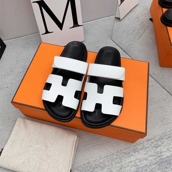 h designer couple's oran luxury velcro beach slide second uncle slippers female outer wear genuine leather flat bottom open toe casual
h designer couple's oran luxury velcro beach slide second uncle slippers female outer wear genuine leather flat bottom open toe casual