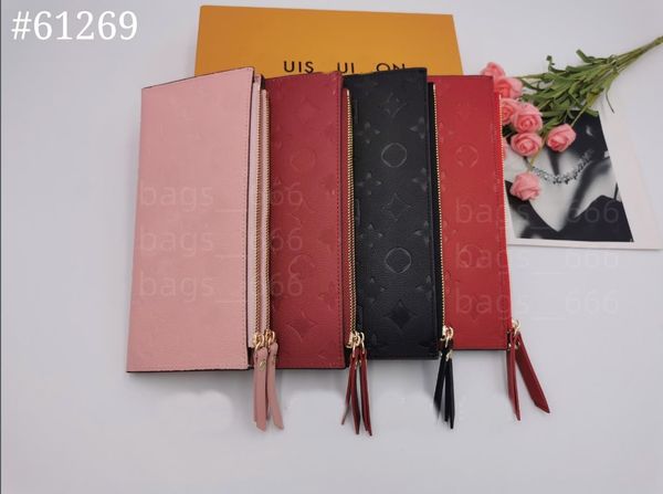 designer wallet embossed double zipper carrying bag luxury brazza purse men women clutch bags with original box due bag m61269-1ll4, Red;black
designer wallet embossed double zipper carrying bag luxury brazza purse men women clutch bags with original box due bag m61269-1ll4, Red;black