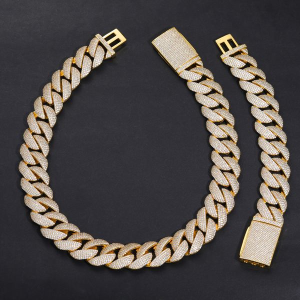 luxury bling rapper's hip hop jewelry 23mm 925 sterling silver 5 rows vvs moissanite iced out thick cuban link chain necklace
luxury bling rapper's hip hop jewelry 23mm 925 sterling silver 5 rows vvs moissanite iced out thick cuban link chain necklace