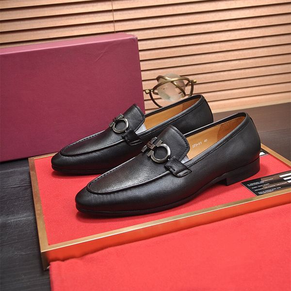 rs shoes mens fashion loafers genuine leather men business office work formal dress shoes brand metal buckle party wedding size45, Black
rs shoes mens fashion loafers genuine leather men business office work formal dress shoes brand metal buckle party wedding size45, Black
