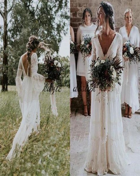 boho bohemia full lace wedding dresses backless long sleeves custom made bridal gowns vestido de novia6840791, White
boho bohemia full lace wedding dresses backless long sleeves custom made bridal gowns vestido de novia6840791, White