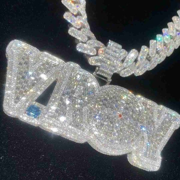 custom pass diamond tester hip hop vvs moissanite pendant charm necklace iced out 925 silver letter name pendant 18k men jewelry
custom pass diamond tester hip hop vvs moissanite pendant charm necklace iced out 925 silver letter name pendant 18k men jewelry