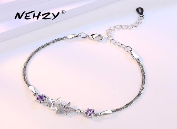 nehzy 925 sterling silver jewelry fashion woman bracelet retro fivepointed star purple length 205cm bracelet2288401, Black
nehzy 925 sterling silver jewelry fashion woman bracelet retro fivepointed star purple length 205cm bracelet2288401, Black