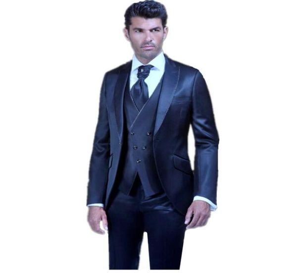 fashionable groomsmen peak lapel groom tuxedos shiny blue men suits weddingprom man blazerbridegroomjacketpantsvesttie5147060, Black;gray
fashionable groomsmen peak lapel groom tuxedos shiny blue men suits weddingprom man blazerbridegroomjacketpantsvesttie5147060, Black;gray