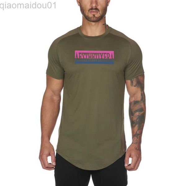 men's t-shirts new breathable quick-drying printed short sleeve men's sports fitness t-shirt jogging l230713, White;black
men's t-shirts new breathable quick-drying printed short sleeve men's sports fitness t-shirt jogging l230713, White;black