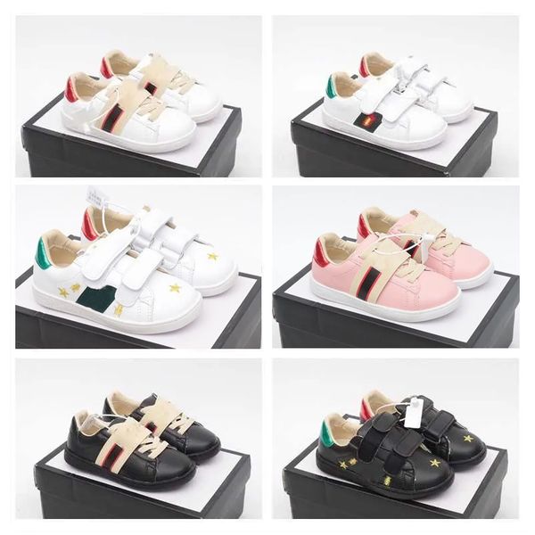 kids shoes italy bee casual girls boys star white flat leather shoe green red stripe embroidered chirdren sport snake size 24-35, Black
kids shoes italy bee casual girls boys star white flat leather shoe green red stripe embroidered chirdren sport snake size 24-35, Black