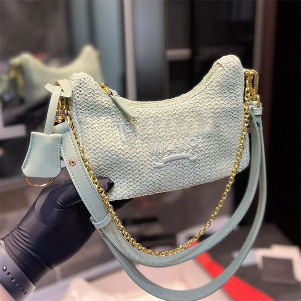 woman straw bags crochet designer bag tote bag fashion single shoulder chain totes handbag embroidered letters 5 colors 2023
woman straw bags crochet designer bag tote bag fashion single shoulder chain totes handbag embroidered letters 5 colors 2023