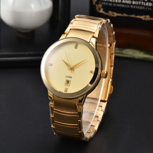 wristwatches for men 2023 new mens watches three stitches quartz watch luxury brand designer clock steel belt fashion rad montre de luxe, Slivery;brown
wristwatches for men 2023 new mens watches three stitches quartz watch luxury brand designer clock steel belt fashion rad montre de luxe, Slivery;brown