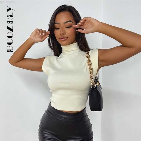 women's t-shirt boozrey women fashion half high neck sleeveless black color korean fashion t-shirt fall clothes for women 2021 l230713, White
women's t-shirt boozrey women fashion half high neck sleeveless black color korean fashion t-shirt fall clothes for women 2021 l230713, White