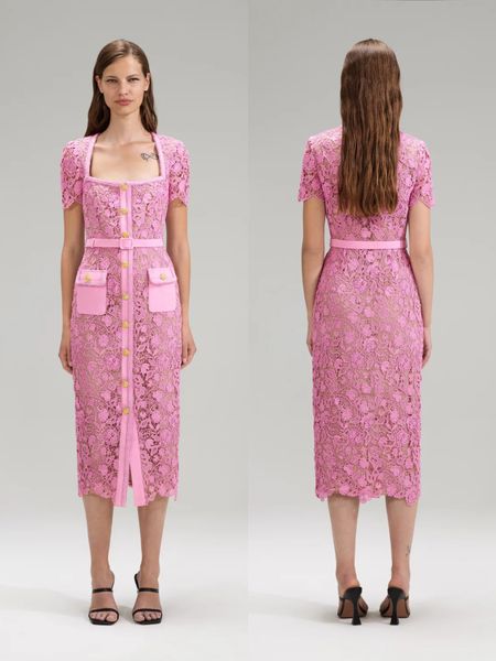 runway dresses 2023 early spring new european and american big brand pink water soluble flower square neck car ribbon front button fake two, Black
runway dresses 2023 early spring new european and american big brand pink water soluble flower square neck car ribbon front button fake two, Black